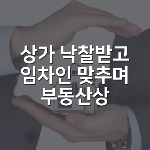 상가 낙찰받고 임차인 맞추며 부동산상가임대수수료 직접 따져봤더니 - 요약