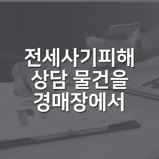 전세사기피해 상담 물건을 경매장에서 직접 따라가 봤더니 보인 것들 - 요약