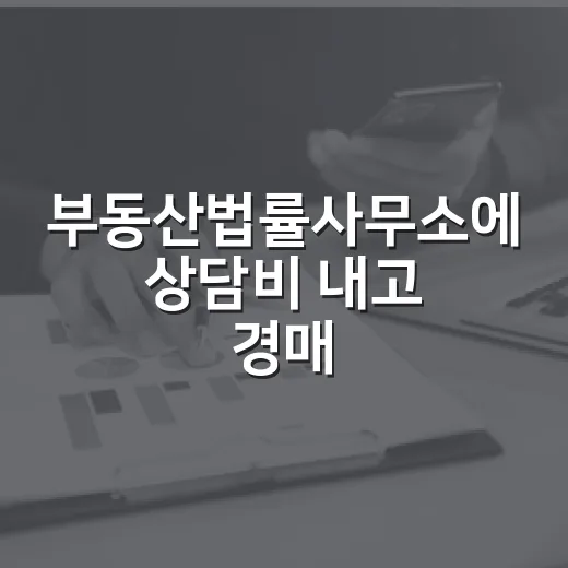 부동산법률사무소에 상담비 내고 경매 물건 걸러낸 진짜 후기 - 요약