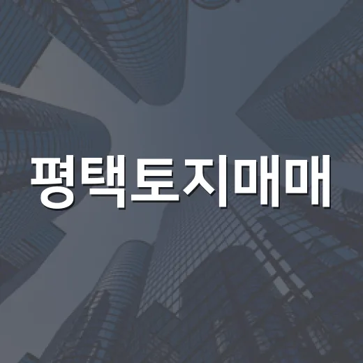 평택토지매매, 싸 보여서 현장 갔다가 발걸음 돌린 이야기 - 요약