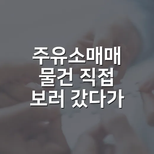 주유소매매 물건 직접 보러 갔다가 탱크보다 무서웠던 것들 - 요약