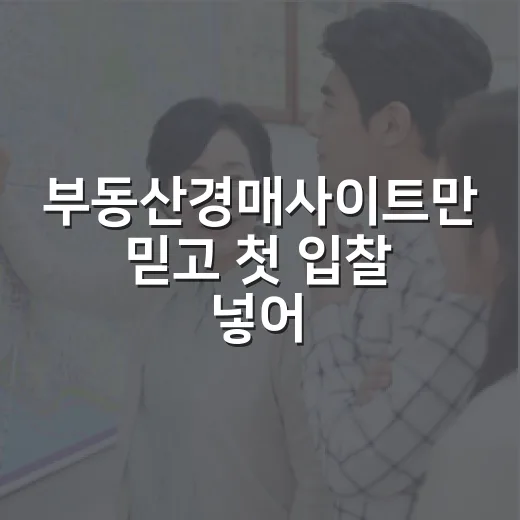 부동산경매사이트만 믿고 첫 입찰 넣어봤다가 식은땀 난 이야기 - 요약
