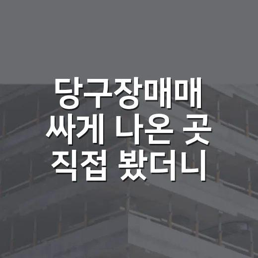 당구장매매 싸게 나온 곳 직접 봤더니 권리금보다 임대차가 더 무서웠습니다 - 요약