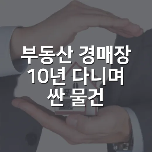 부동산 경매장 10년 다니며 싼 물건만 쫓아가봤더니 - 요약