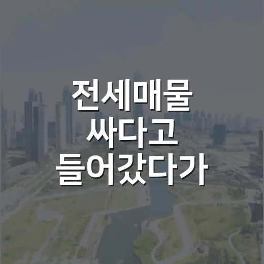 전세매물 싸다고 들어갔다가 경매 법정까지 온 집을 봤습니다 - 요약