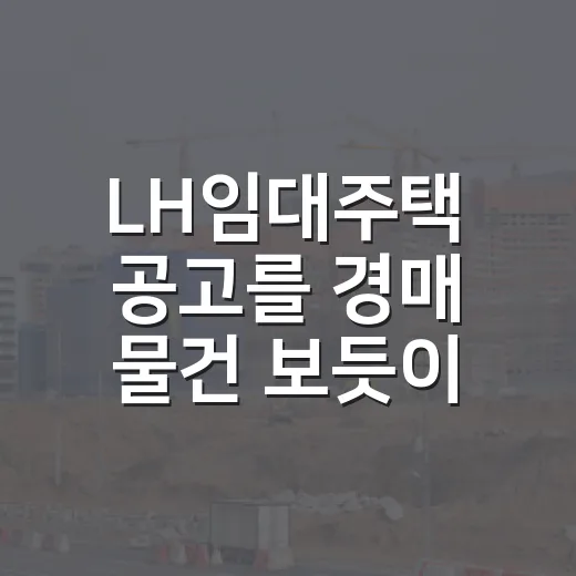 LH임대주택 공고를 경매 물건 보듯이 직접 뜯어봤더니 - 요약