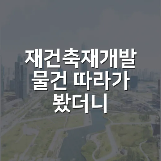 재건축재개발 물건 따라가 봤더니, 싸 보이는 경매가 제일 무서웠던 이유 - 요약