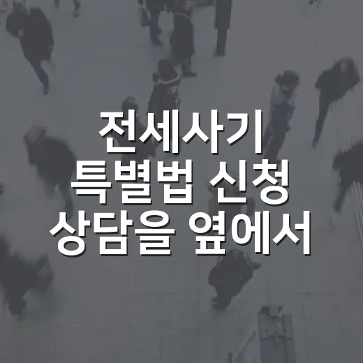전세사기 특별법 신청 상담을 옆에서 지켜봤더니 보이던 것들 - 요약