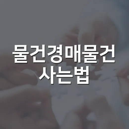물건경매물건 사는법, 법원에서 몇 번 깨지고 나서야 보이던 것들 - 요약