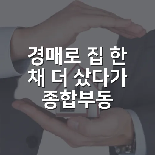 경매로 집 한 채 더 샀다가 종합부동산세 계산이 달라졌다 - 요약
