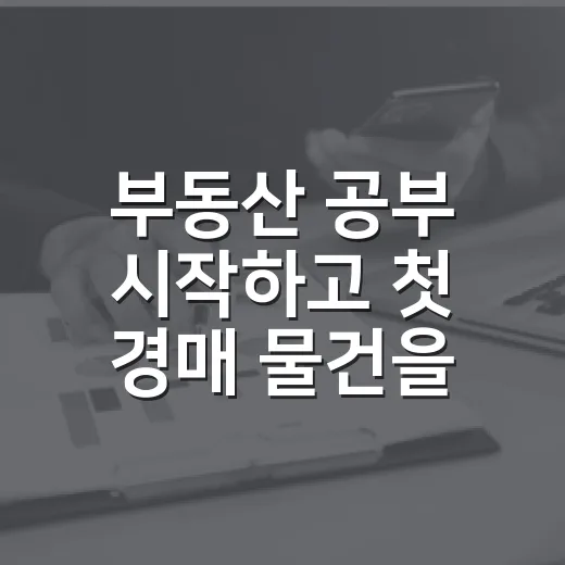 부동산 공부 시작하고 첫 경매 물건을 걸러낸 이야기 - 요약