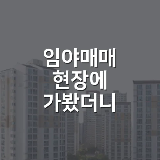 임야매매 현장에 가봤더니 길부터 막혔다 - 요약