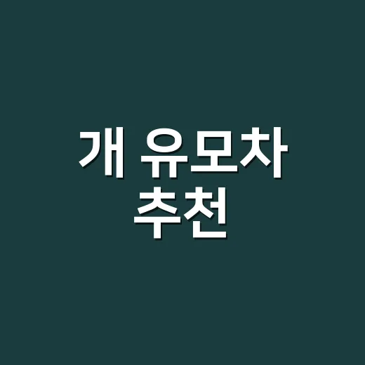 개 유모차 추천, 처음 사는 집은 이렇게 고르면 덜 후회합니다 - 요약