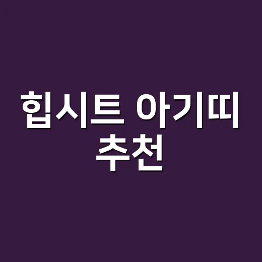 힙시트 아기띠 추천, 초보 부모가 덜 사고 제대로 고르는 방법 - 요약