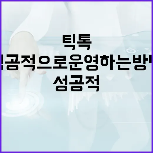 틱톡 광고 성공적으로 운영하는 방법 - 요약