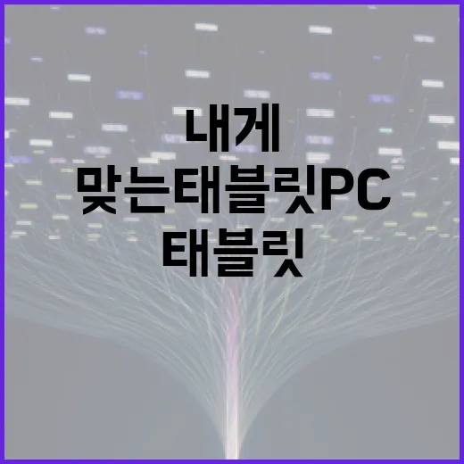 내게 꼭 맞는 태블릿PC 고르는 방법 - 요약