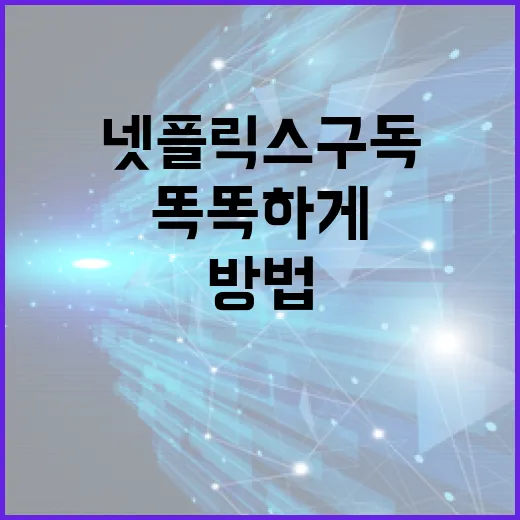 넷플릭스 구독, 똑똑하게 활용하는 방법 - 요약