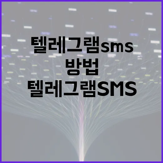 텔레그램 SMS 수수료 없이 메시지 보내는 방법 - 요약