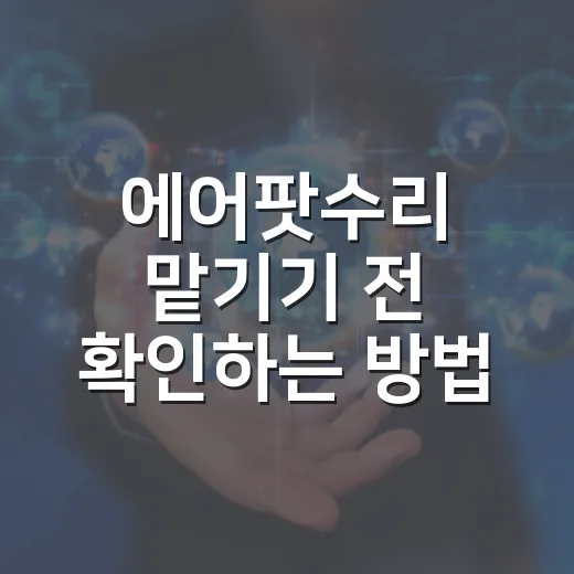 에어팟수리 맡기기 전 확인하는 방법, 비용 아끼려면 이렇게 보세요 - 요약
