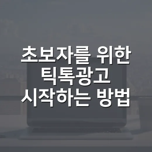 초보자를 위한 틱톡광고 시작하는 방법, 예산 낭비 줄이려면 이렇게 - 요약
