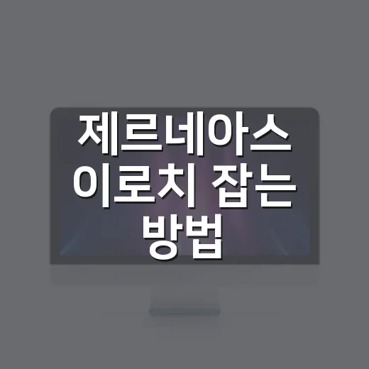 제르네아스 이로치 잡는 방법, 레이드 전에 챙길 것들 - 요약