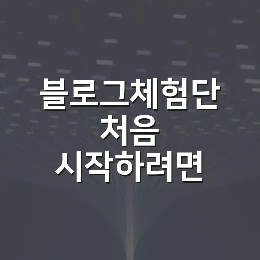 블로그체험단 처음 시작하려면 이렇게 준비하는 방법 - 요약