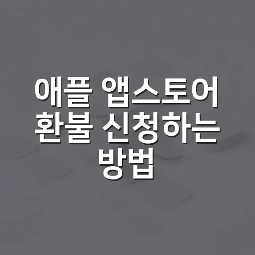 애플 앱스토어 환불 신청하는 방법, 승인 가능성 높이는 말까지 - 요약