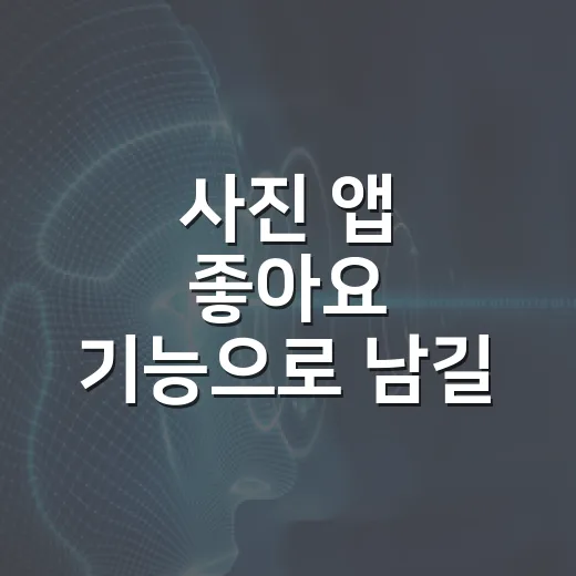 사진 앱 좋아요 기능으로 남길 사진 고르는 방법 - 요약