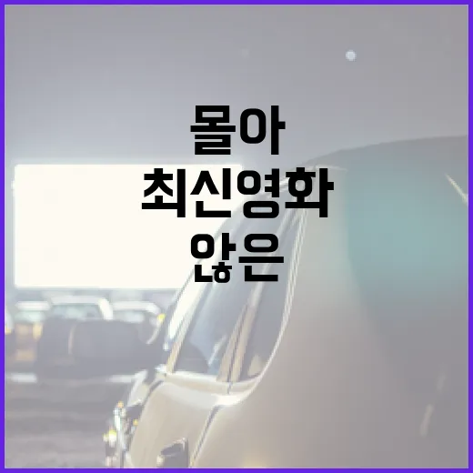 최신영화 몇 편 몰…