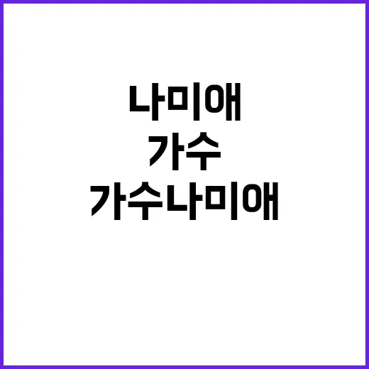 가수 나미애 무대 찾아보다가 결국 정주행해본 후기 - 요약