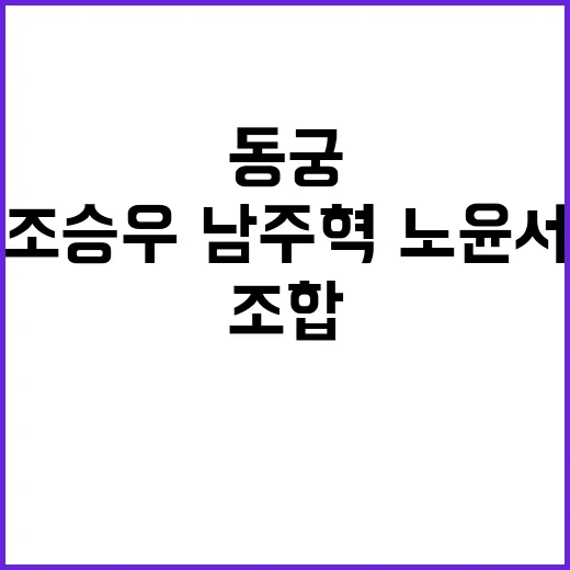 동궁 기본정보 찾아봤더니, 조승우·남주혁·노윤서 조합이 꽤 매섭다 - 요약