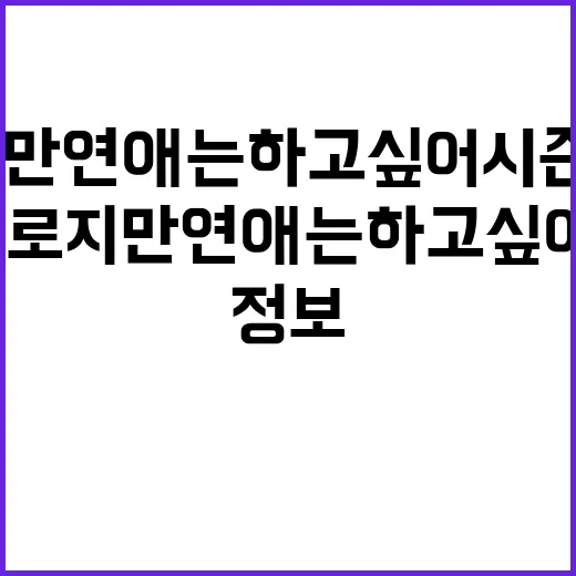모태솔로지만 연애는 하고 싶어 시즌2 기본정보 찾아봤더니 더 궁금해진 이유 - 요약