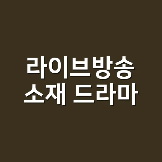 라이브방송 소재 드라마·예능 몰아봤더니 채팅창이 주인공처럼 보였다 - 요약