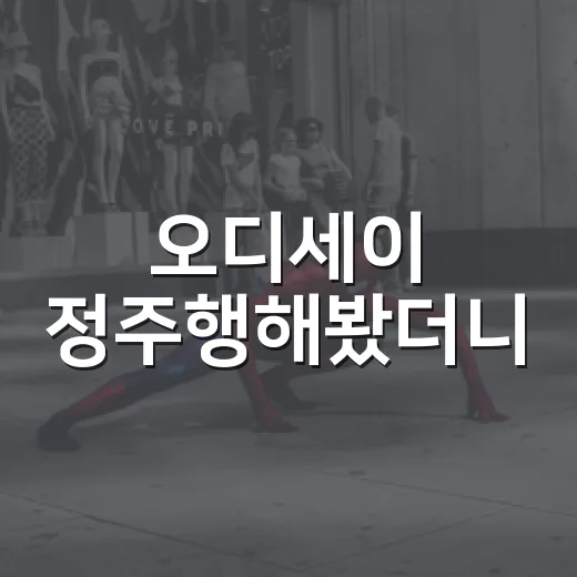 오디세이 정주행해봤더니, 느린 전개보다 여운이 오래 남았다 - 요약