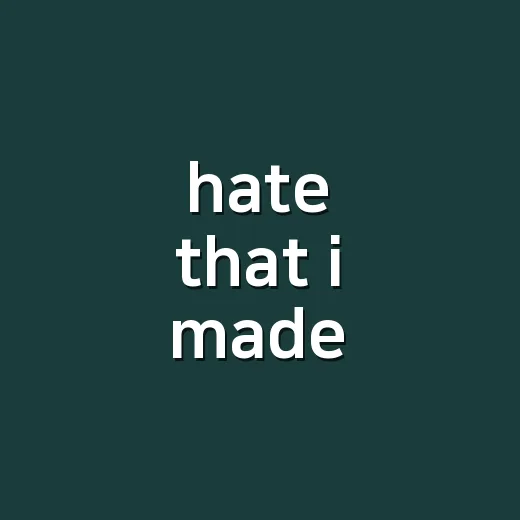 hate that i made you love me 반복 재생해봤더니, 3분짜리 이별 드라마가 남긴 찝찝한 여운 - 요약