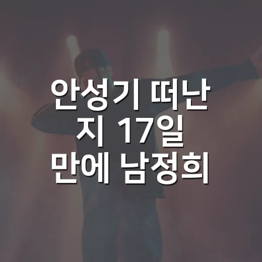 안성기 떠난 지 17일 만에 남정희 비보, 다시 보니 더 오래 남는 얼굴들 - 요약