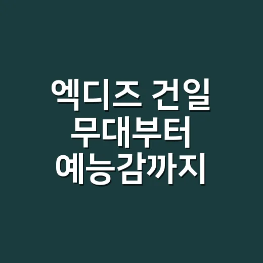 엑디즈 건일 무대부터 예능감까지 따라가봤더니 보이는 진짜 매력 - 요약