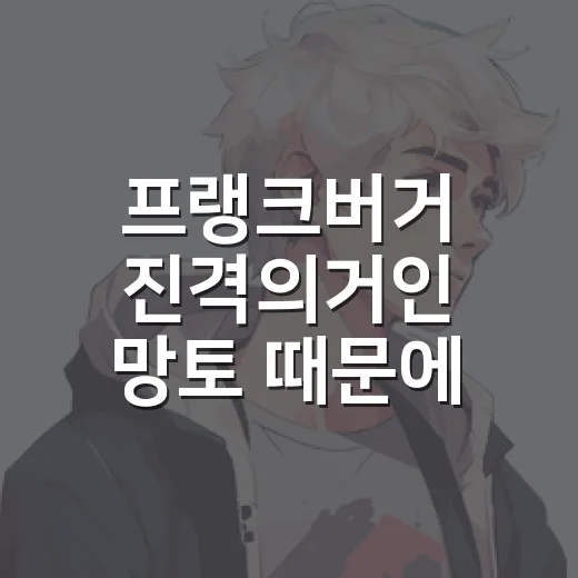 프랭크버거 진격의거인 망토 때문에 버거 오픈런까지 찾아본 후기 - 요약