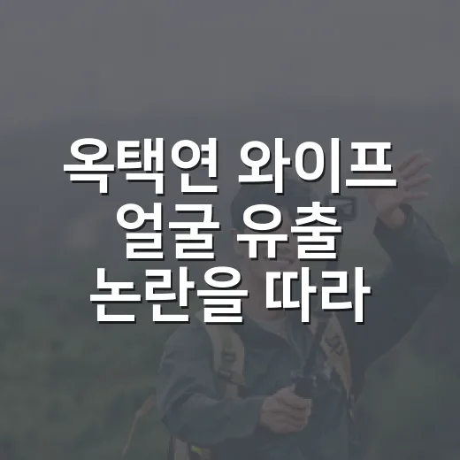 옥택연 와이프 얼굴 유출 논란을 따라가 봤더니, 축하보다 먼저 선이 보였다 - 요약