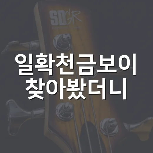 일확천금보이 찾아봤더니, 이름부터 서사까지 묘하게 계속 신경 쓰인 후기 - 요약
