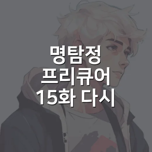 명탐정 프리큐어 15화 다시 봤더니 루루카의 그림자가 더 진하게 남았다 - 요약