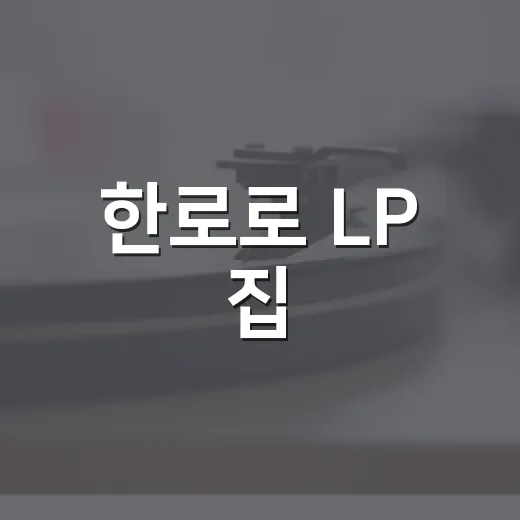 한로로 LP 집, 예약창 보다가 앨범을 다시 듣게 된 이야기 - 요약