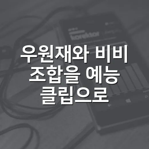 우원재와 비비 조합을 예능 클립으로 몰아봤더니, 묘하게 오래 남았다 - 요약