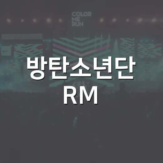 방탄소년단 RM, 광화문 공연 사과를 듣고 무대를 다시 봤다 - 요약