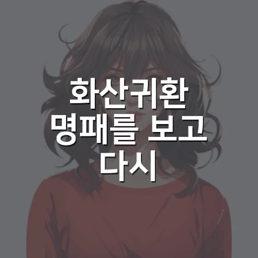 화산귀환 명패를 보고 다시 정주행하고 싶어졌다 - 요약