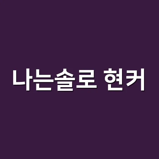 나는솔로 현커, 방송 끝나고 진짜 만나는 커플은 누구일까요? - 요약