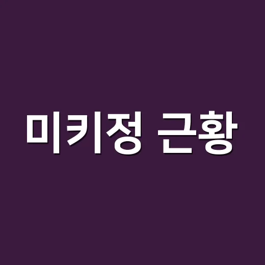 미키정 근황, 지금은 어떻게 지내고 있을까요? - 요약