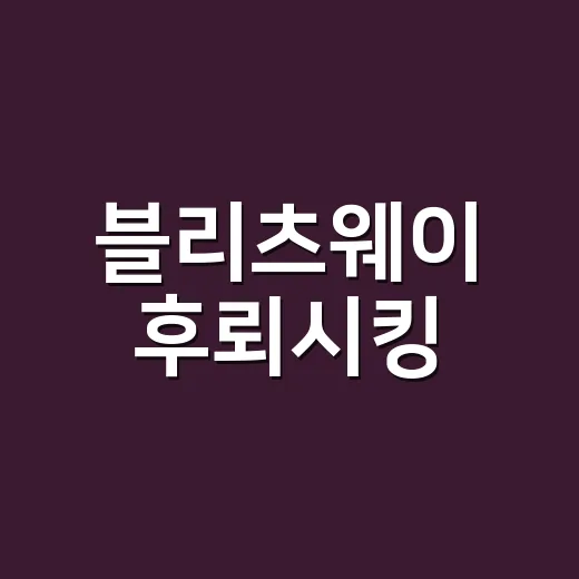 블리츠웨이 후뢰시킹, 진짜 나오는 건가요? - 요약
