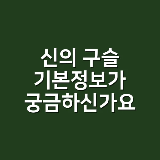 신의 구슬 기본정보가 궁금하신가요? 안보현·이성민 사극, 어디까지 공개됐을까요? - 요약