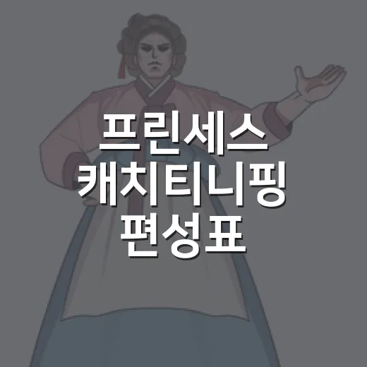 프린세스 캐치티니핑 편성표, 어디서 봐야 가장 빠를까요? - 요약